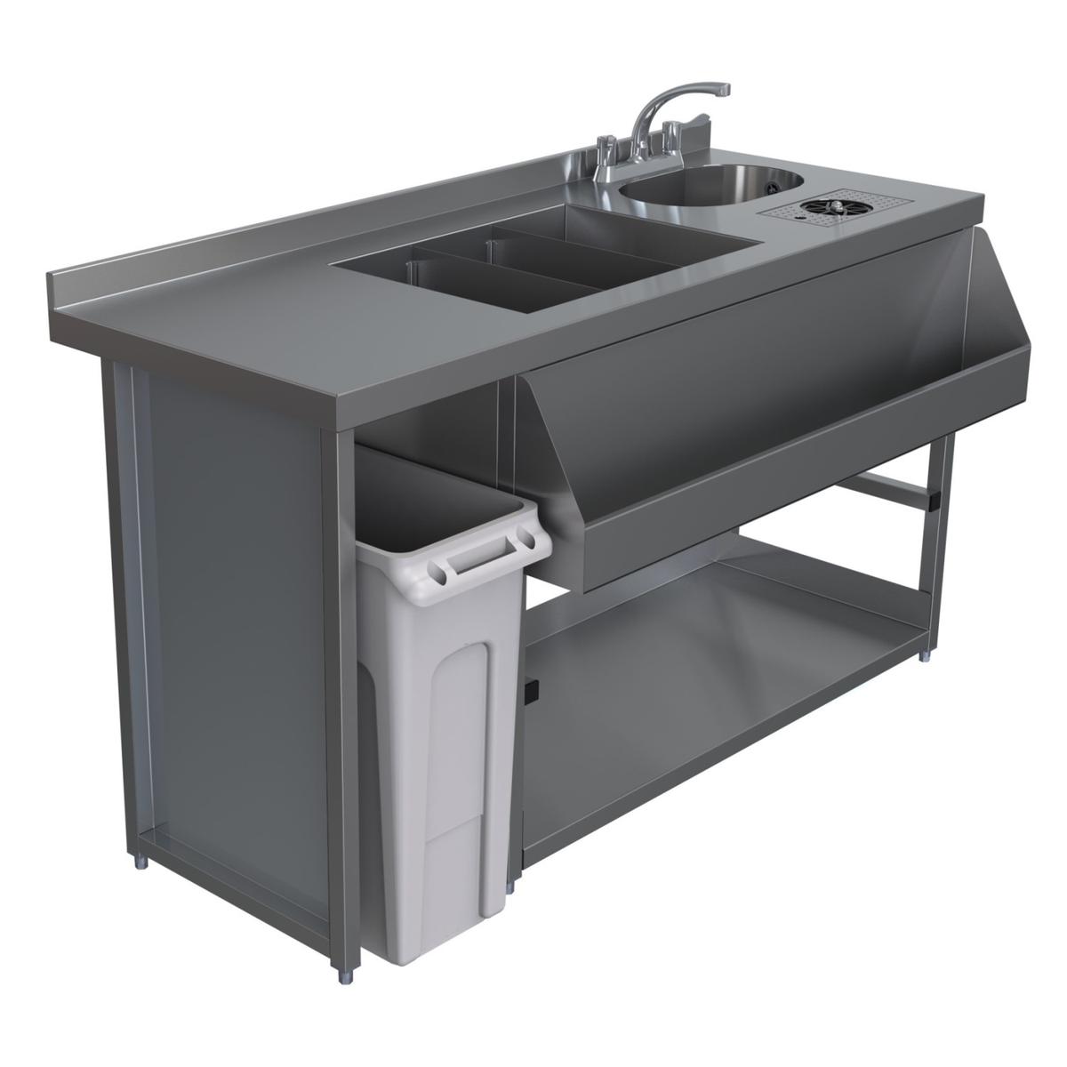 Parry MB-CSV15 Modular Cocktail Bar Station with Ice Well & Sink