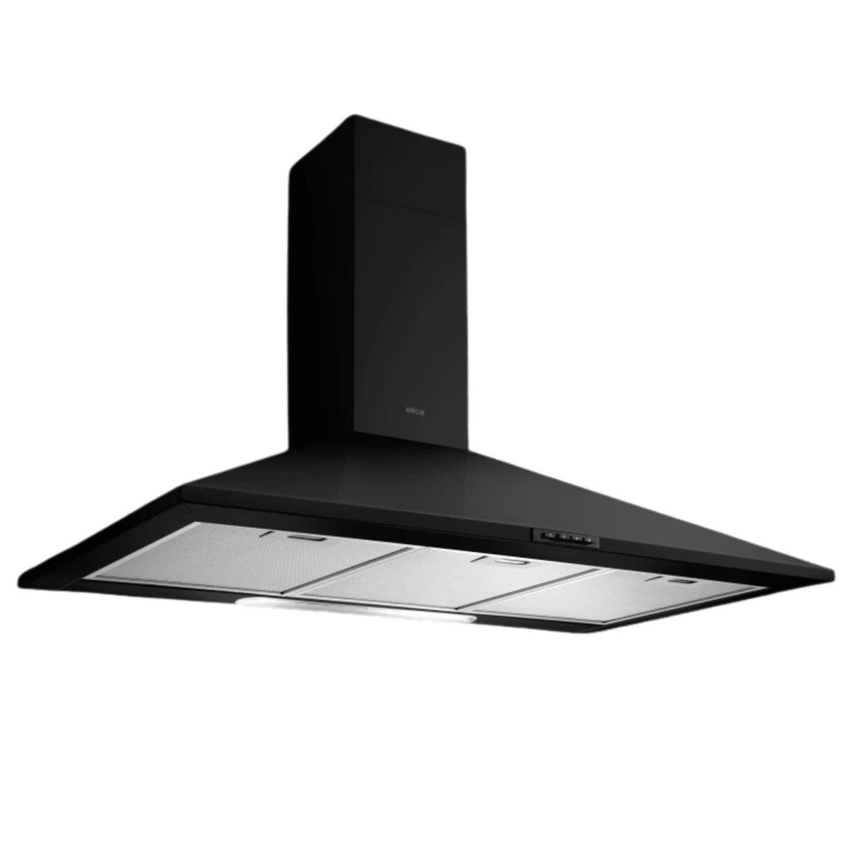 GRADE A2 - Elica Missy 90cm Chimney Cooker Hood - Black