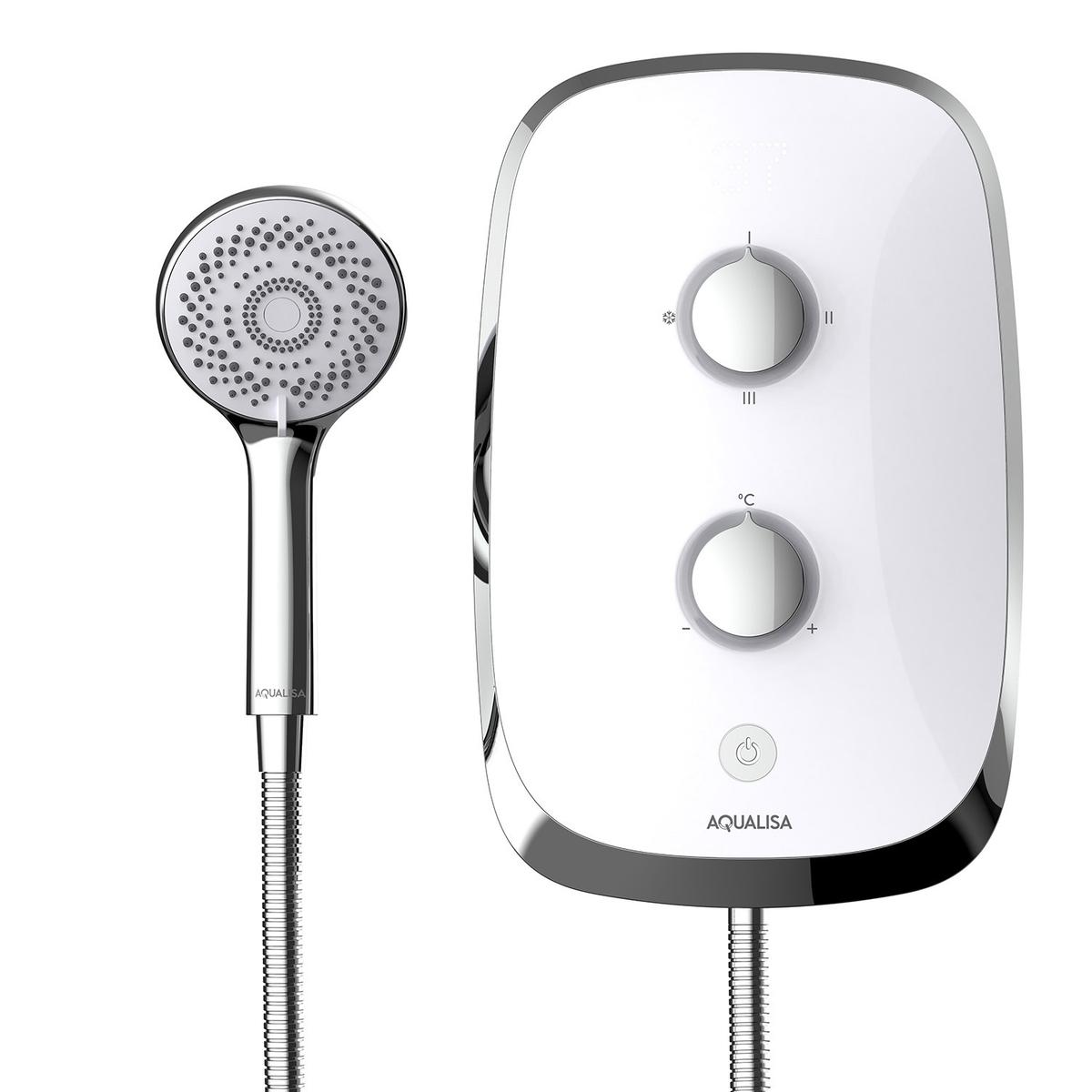 Aqualisa eMOTION Electric Shower - 9.5kw - Arctic White