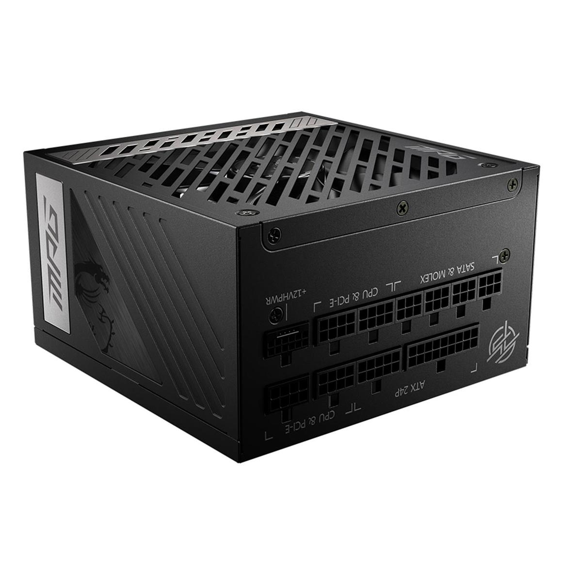 MSI MPG A1000G PCIE5 1000W Fully Modular 80 PLUS Gold Power Supply