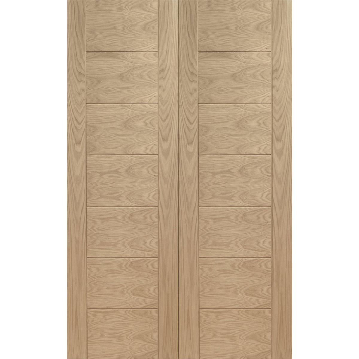 Internal Oak Rebated French Doors - Unfinished - 1981 x 1524 x 40mm - Palermo - XL Joinery