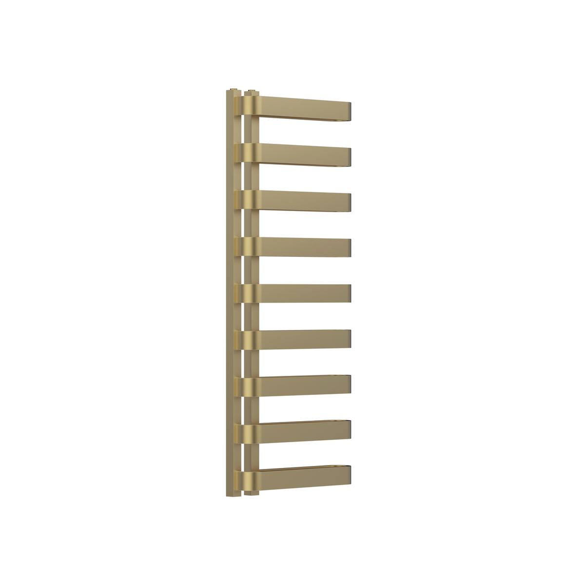 Brass Designer Curved Towel Radiator 1300 x 500mm - Ordos