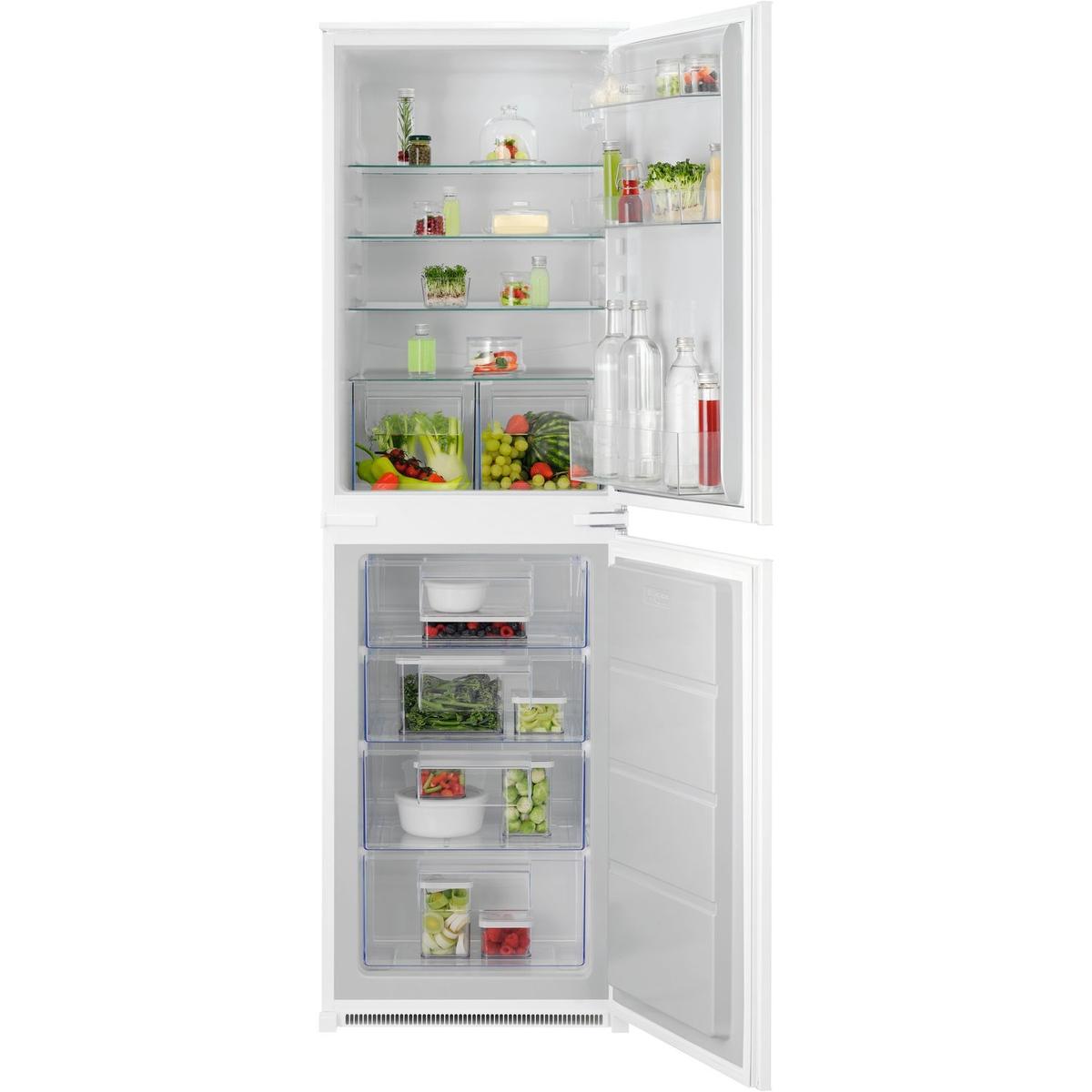 AEG 6000 Series 262 Litre 177cm 50/50 Integrated Fridge Freezer with Sliding Door Hinge