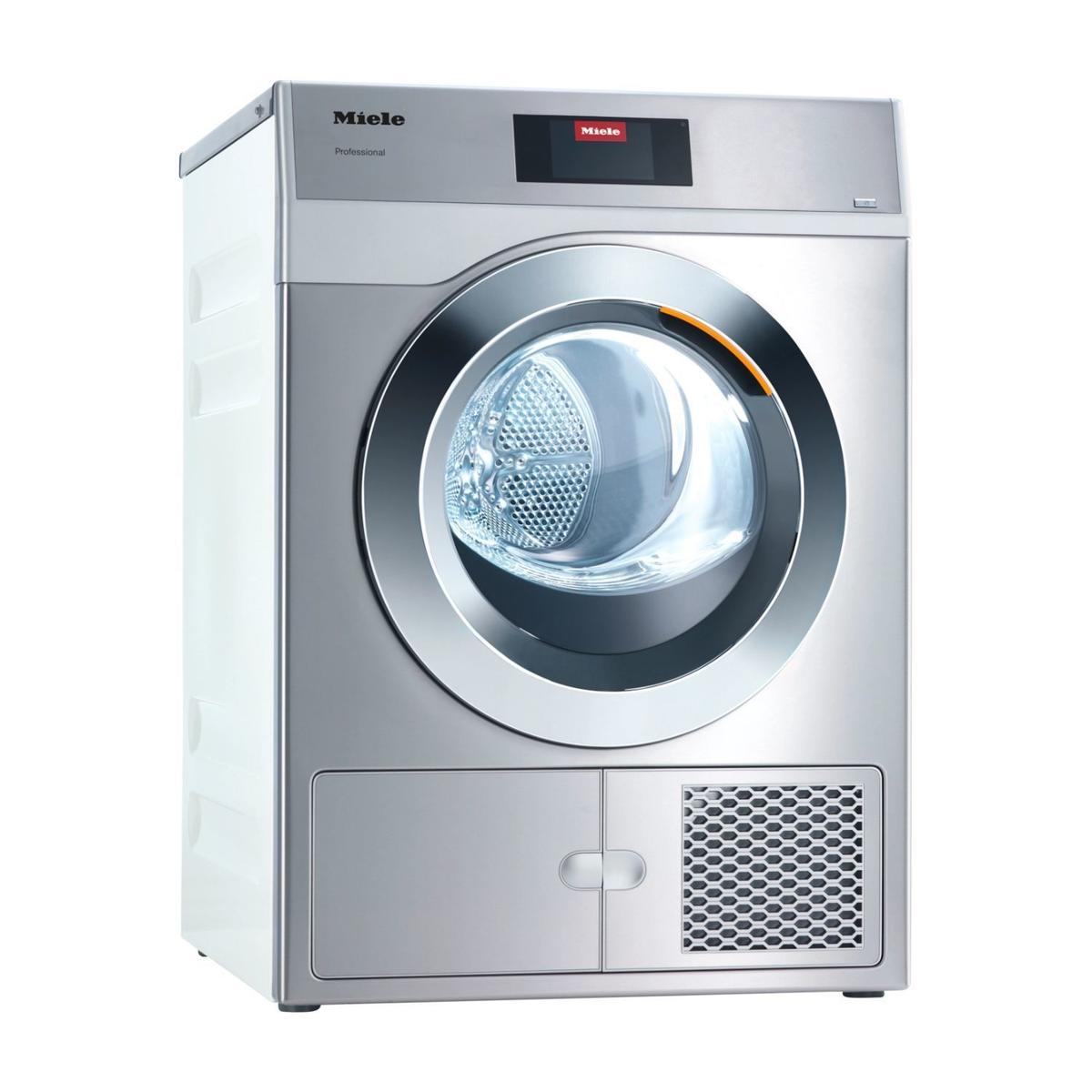 Miele Professional PDR908HP-SS Little Giants Heat Pump Tumble Dryer - 8kg, 610mm Wide, 13A Plug