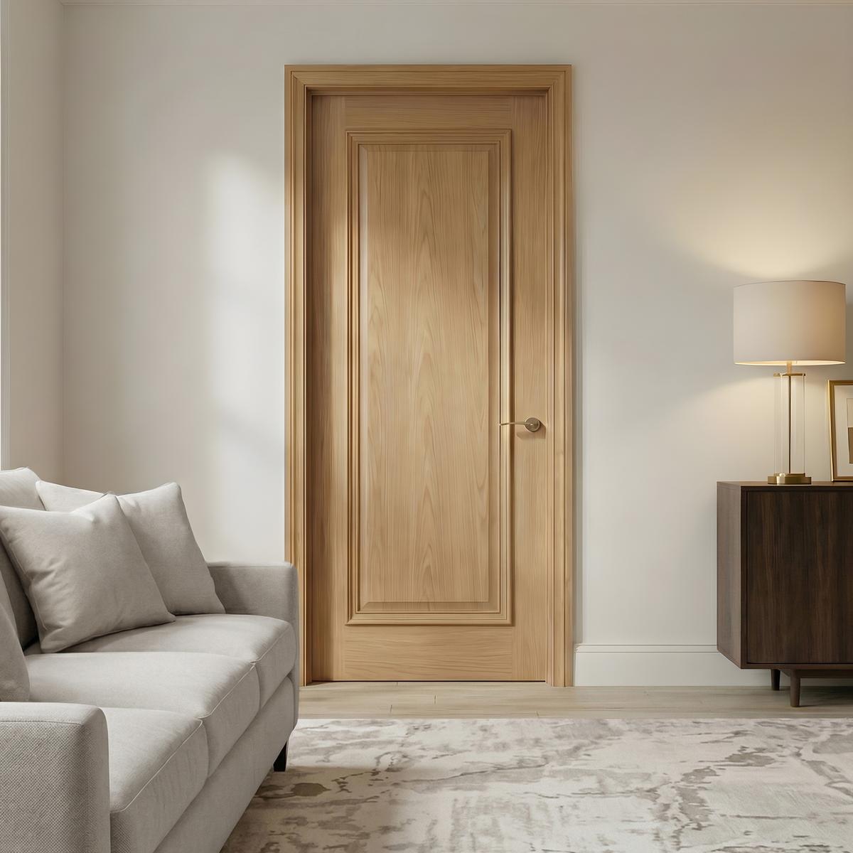 Internal Oak Door with Raised Mouldings Pre-Finished - 1981 x 838 x 35mm - Wellington - XL Joinery