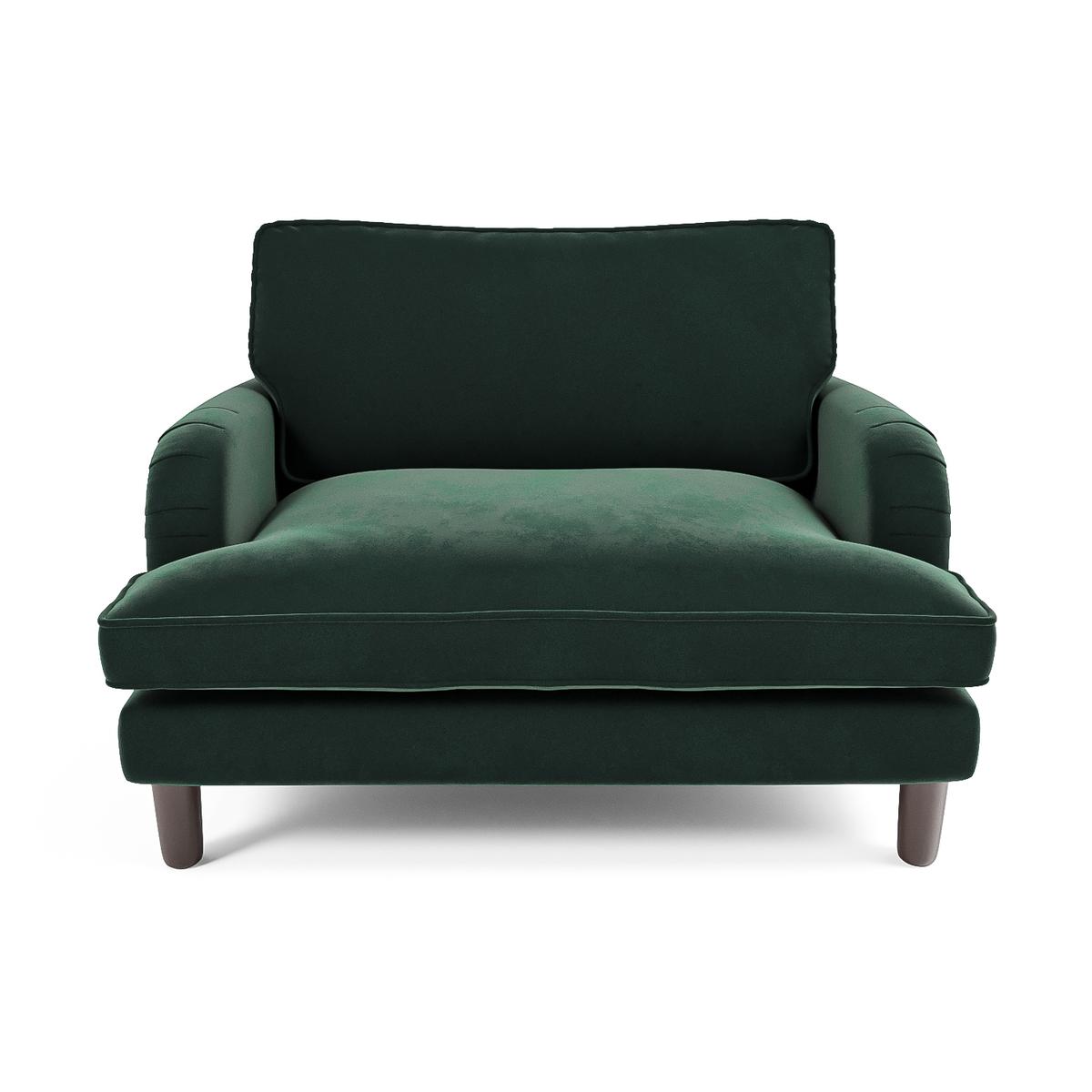 Green Velvet Kids Armchair - Payton