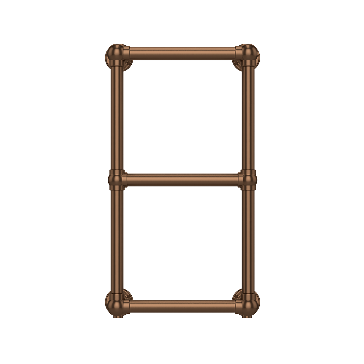 Bronze Vertical Traditional Towel Radiator 700 x 400mm - Regent