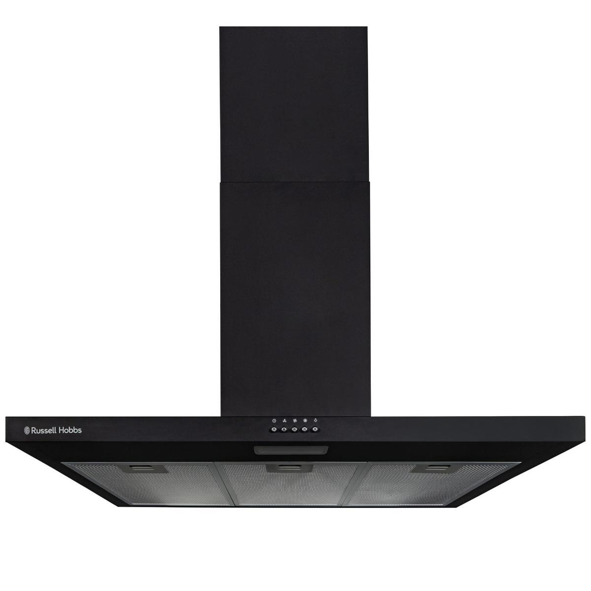 Russell Hobbs 90cm Chimney Cooker Hood - Black