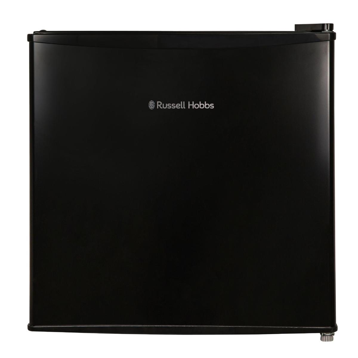 GRADE A1 - Russell Hobbs 43 Litre Freestanding Fridge - Black