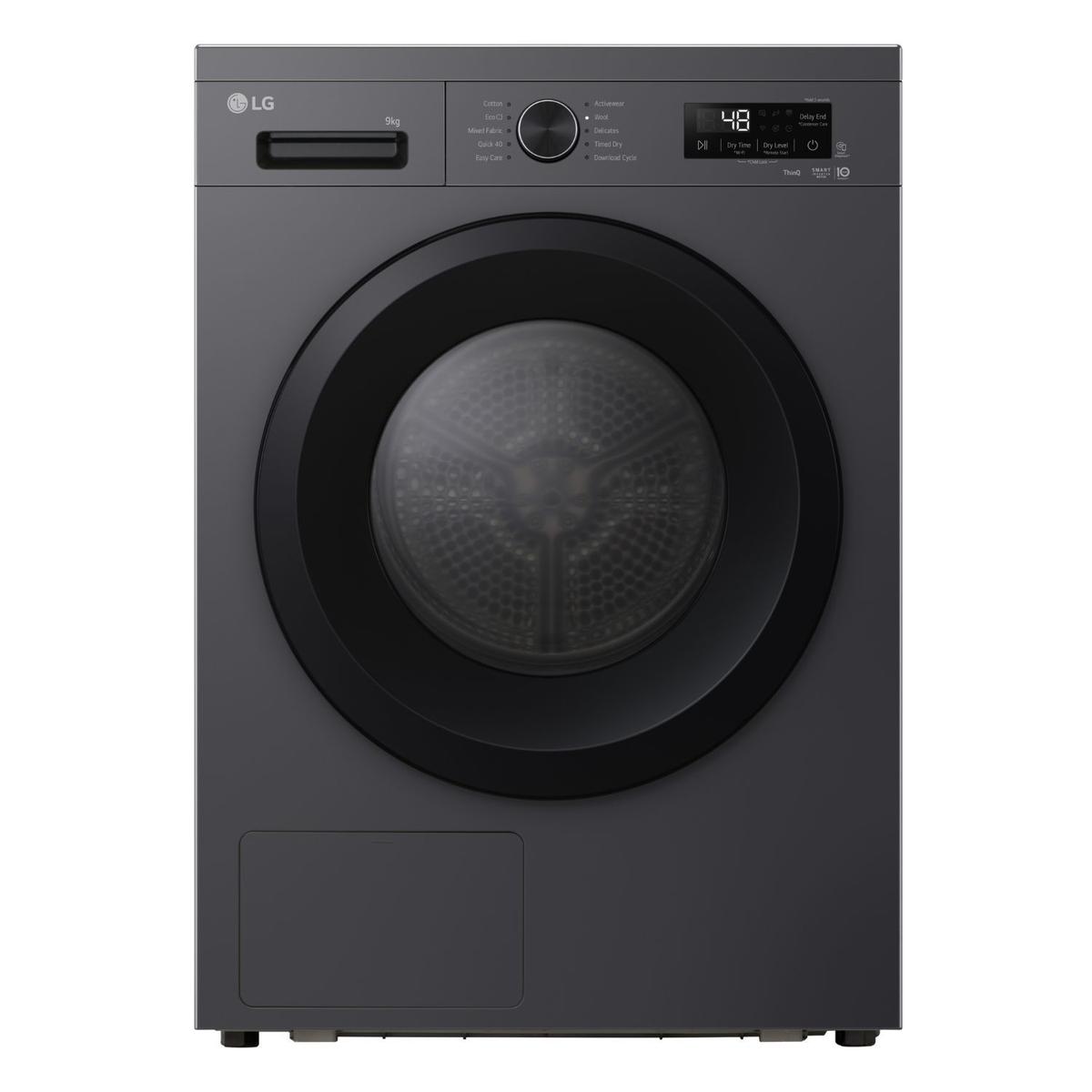 LG Series 2 9kg Heat Pump Tumble Dryer - Graphite Grey