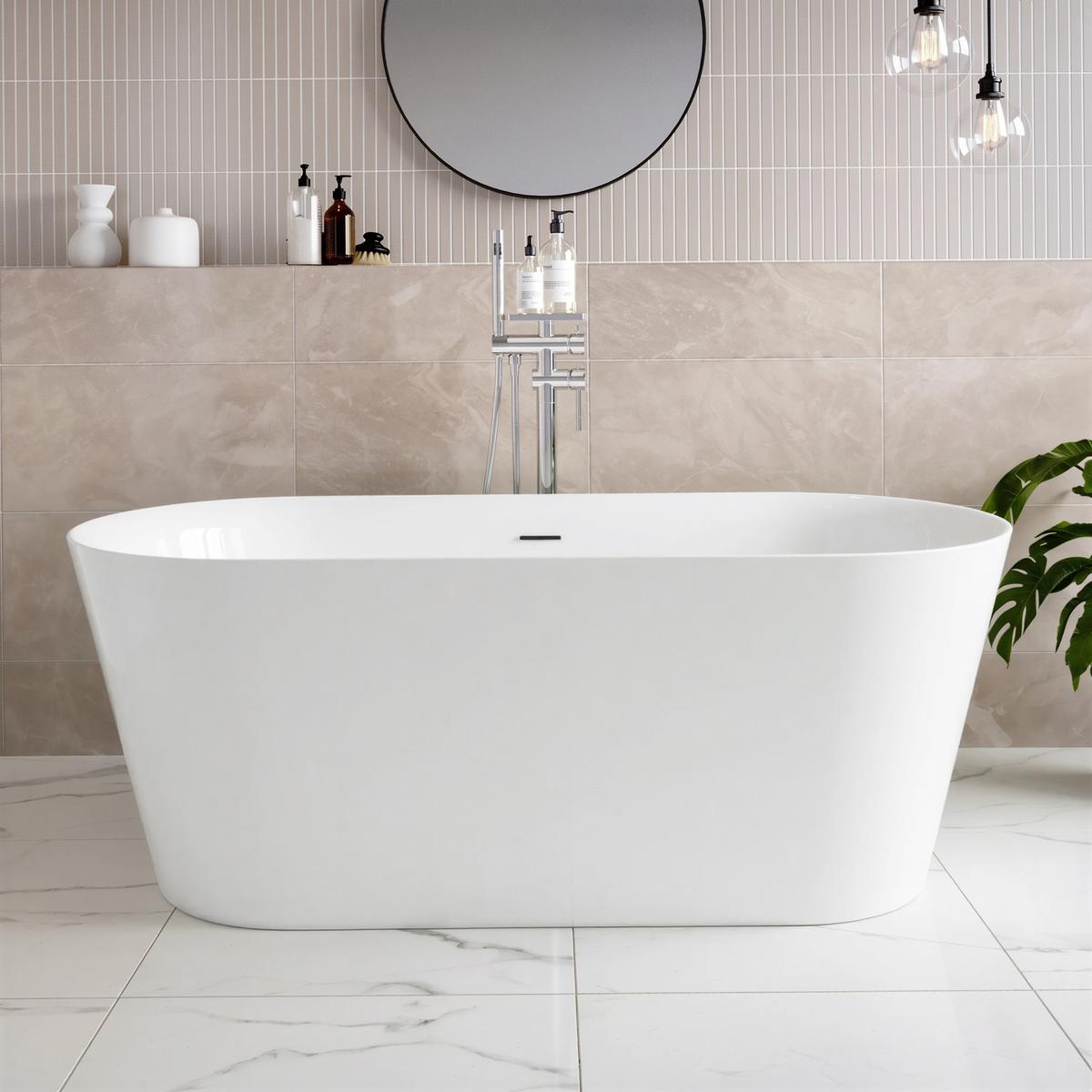 Freestanding Double Ended Bath 1500 x 750mm - Riley