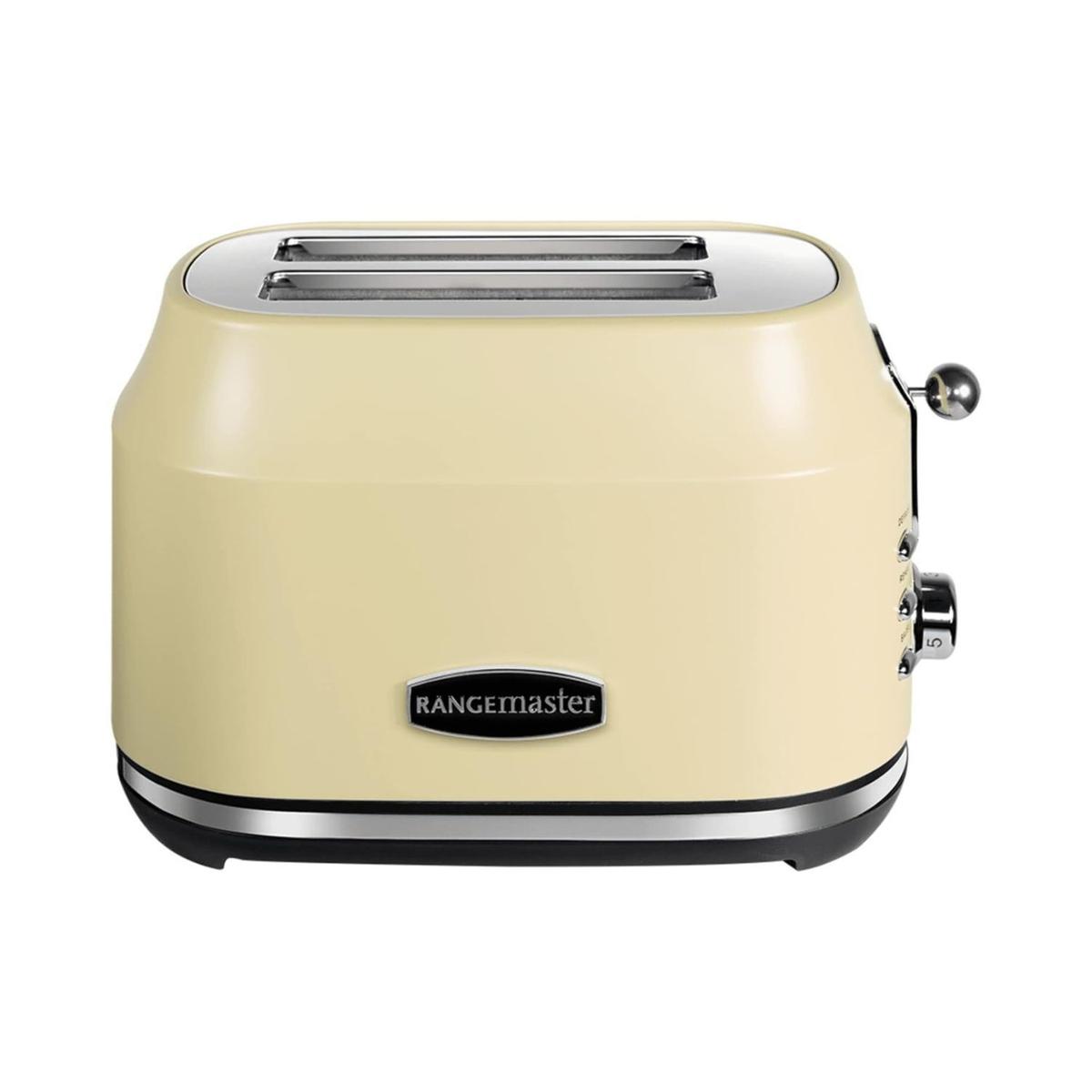 Rangemaster Classic 2-Slice Traditional Toaster – Cream 6 Browning Levels