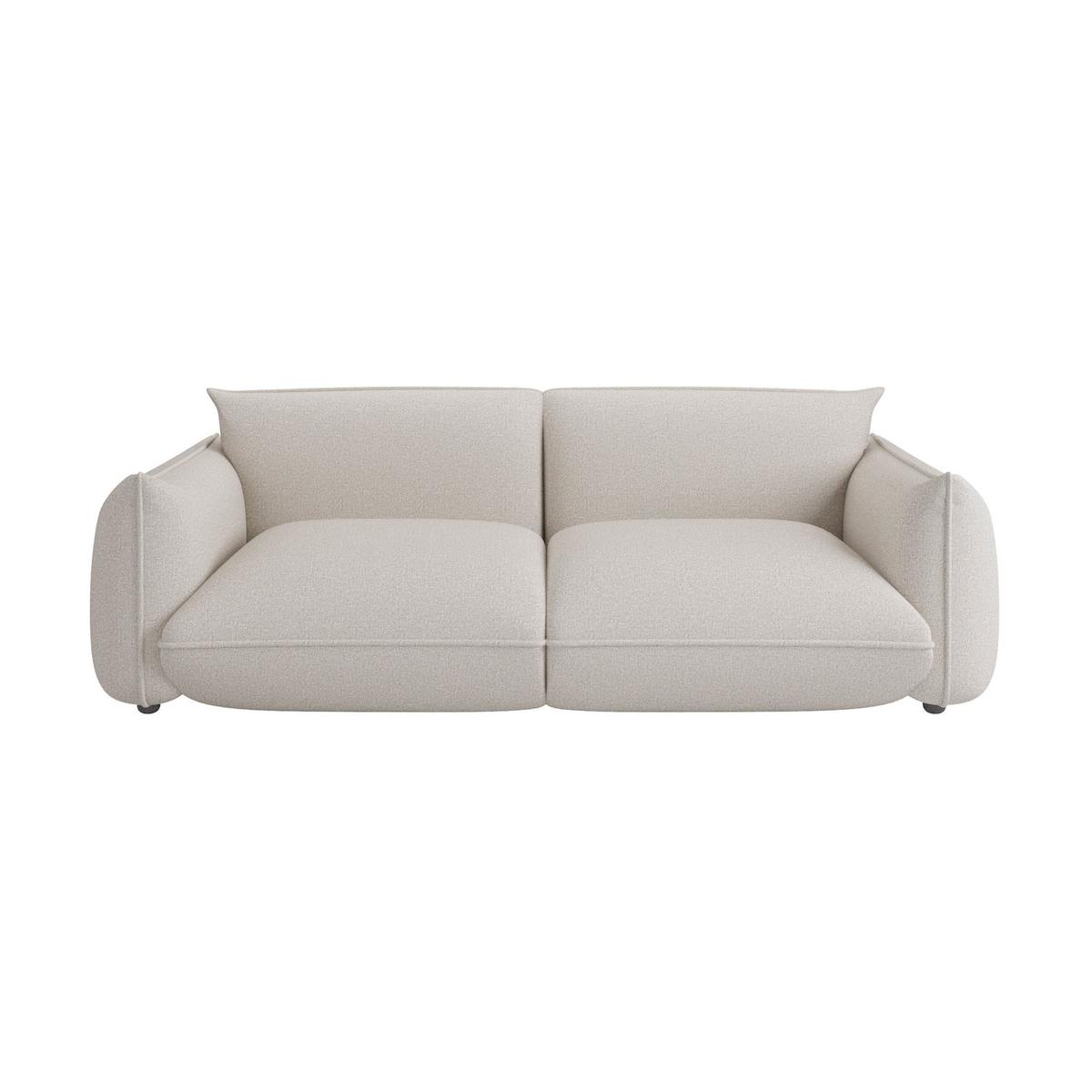 Beige Chenille 3 Seater Cloud Sofa - Santo