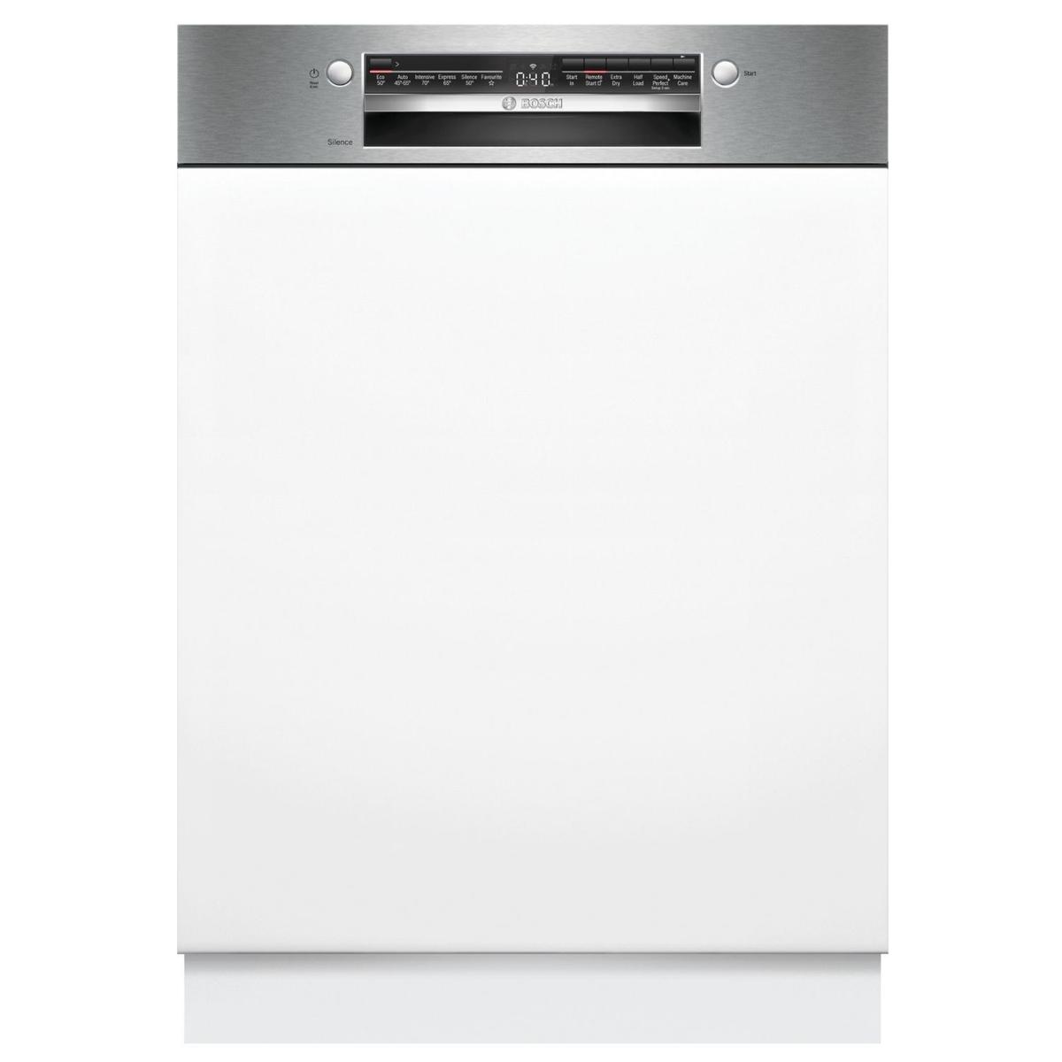 Bosch Series 2 Semi-Integrated Dishwasher - Stainless Steel Smart C-rated