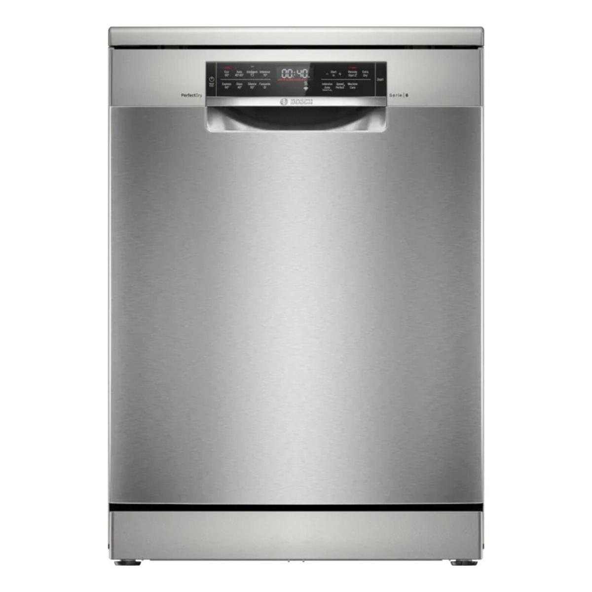 Bosch Series 6 Freestanding Dishwasher -  A-Rated, Smart Wi-Fi, Brushed steel anti-fingerprint