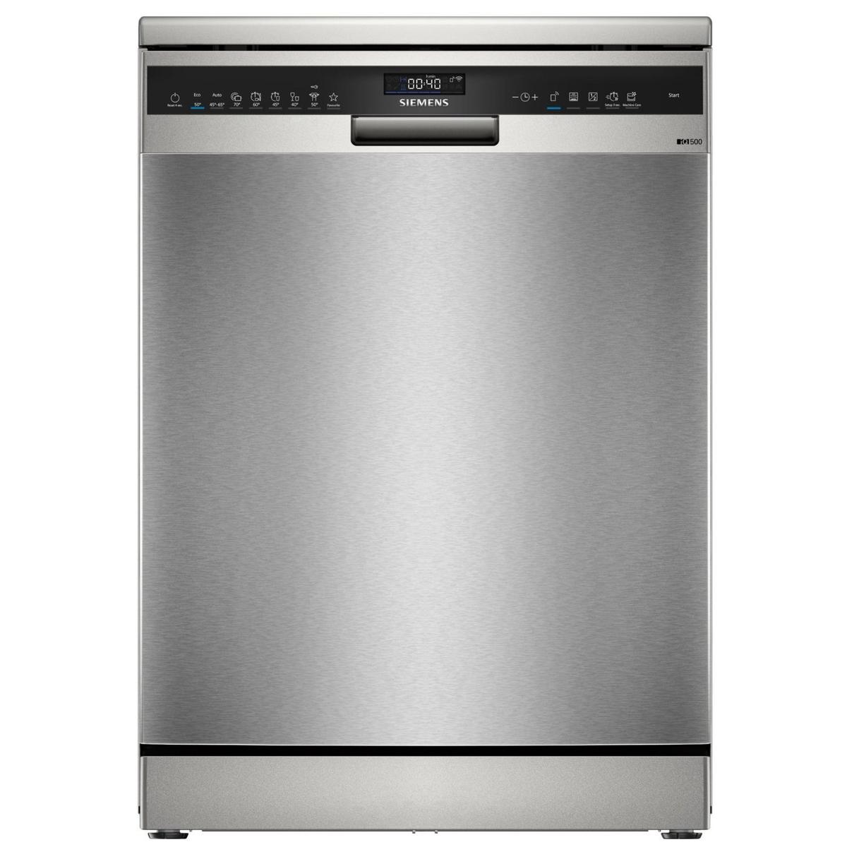 Siemens iQ500 Freestanding Dishwasher - Smart Wi-Fi, A-Rated, Stainless steel