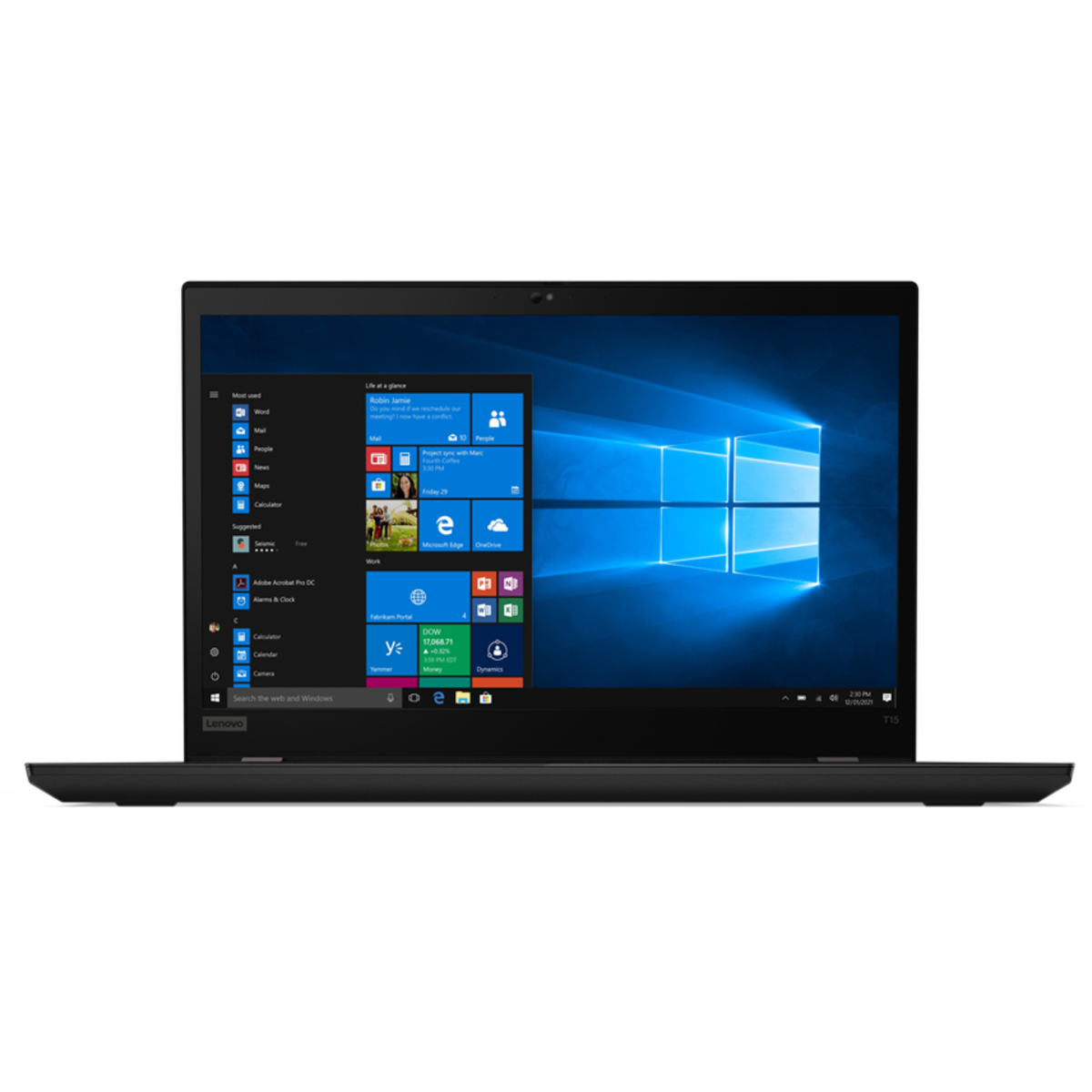 Refurbished Lenovo ThinkPad T15 G2 Intel Core i7 11th gen 16GB RAM 256GB SSD MX450 15.6 Inch Windows 11 Pro Mobile Workstation