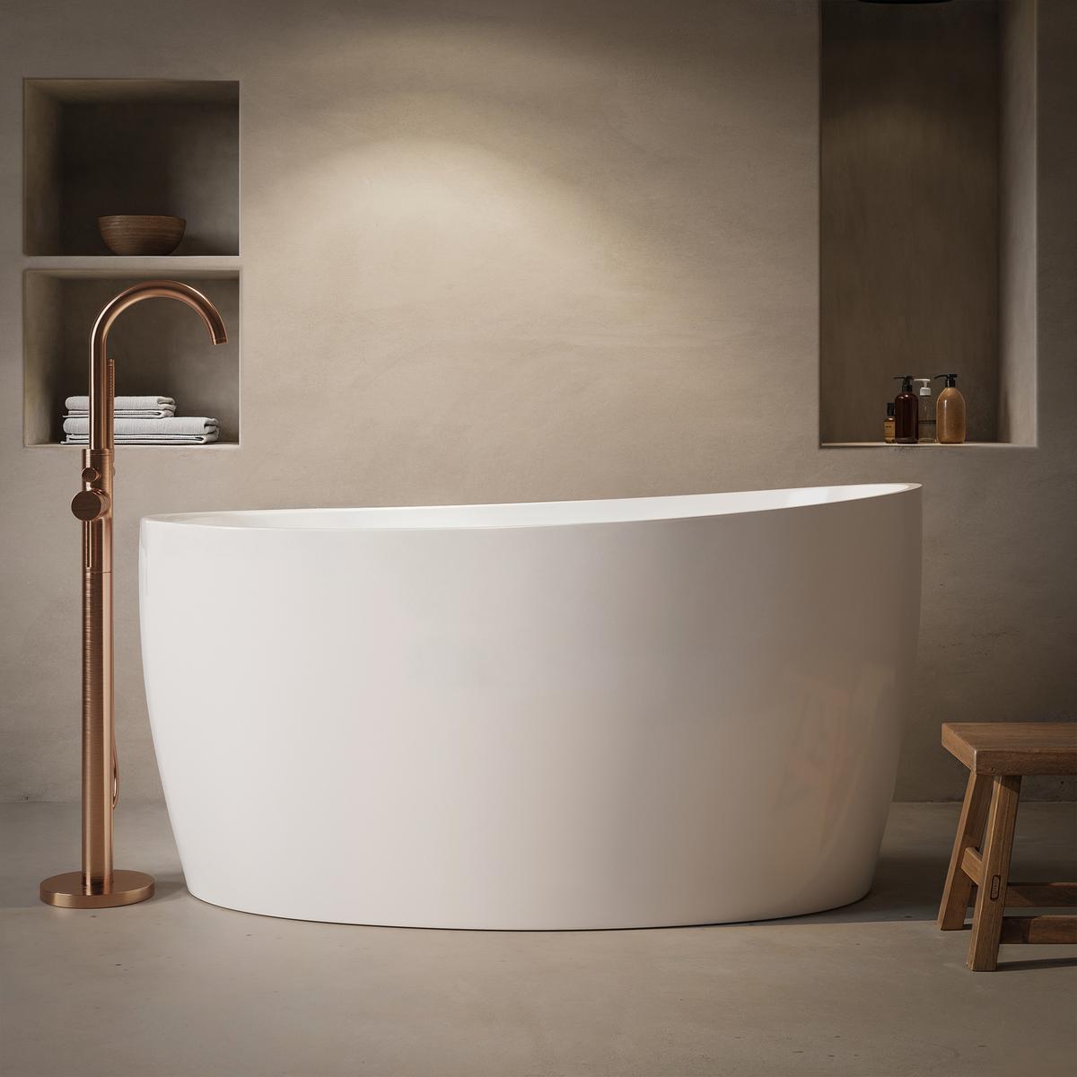 Freestanding Single Ended Deep Soaking Bath 1500 x 800mm - Tokyo