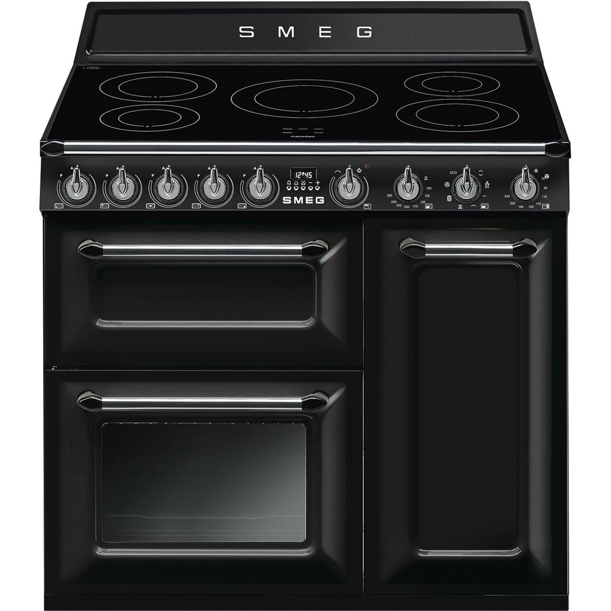 Smeg Victoria 90cm Electric Range Cooker - Black