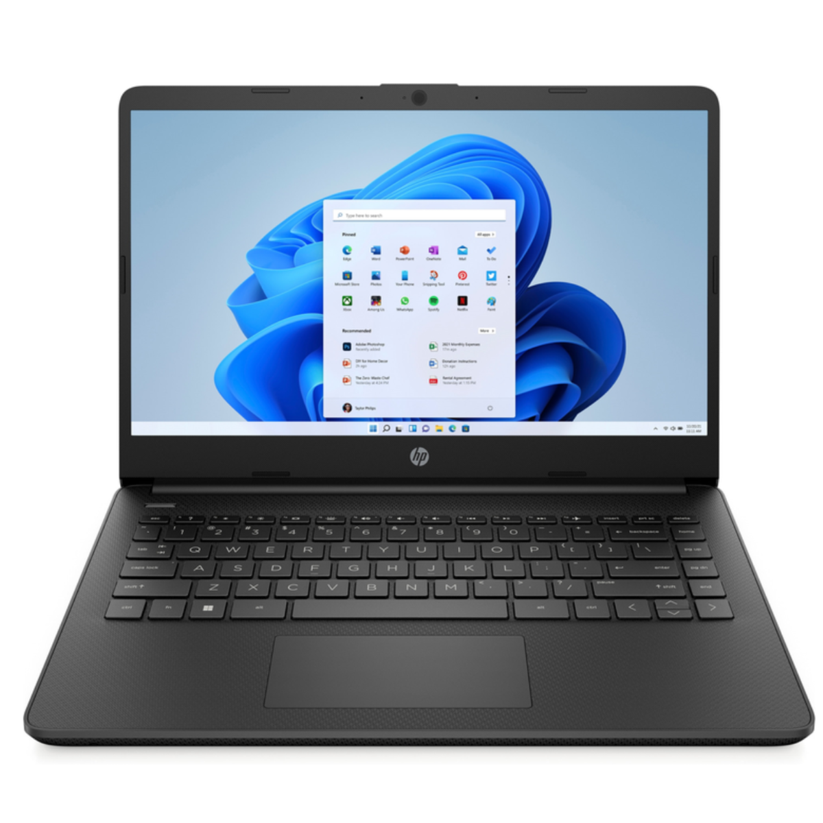 Refurbished HP 14S-DQ0XXX Intel Celeron N4120 4GB RAM 128GB SSD 14 Inch Windows 11 Laptop
