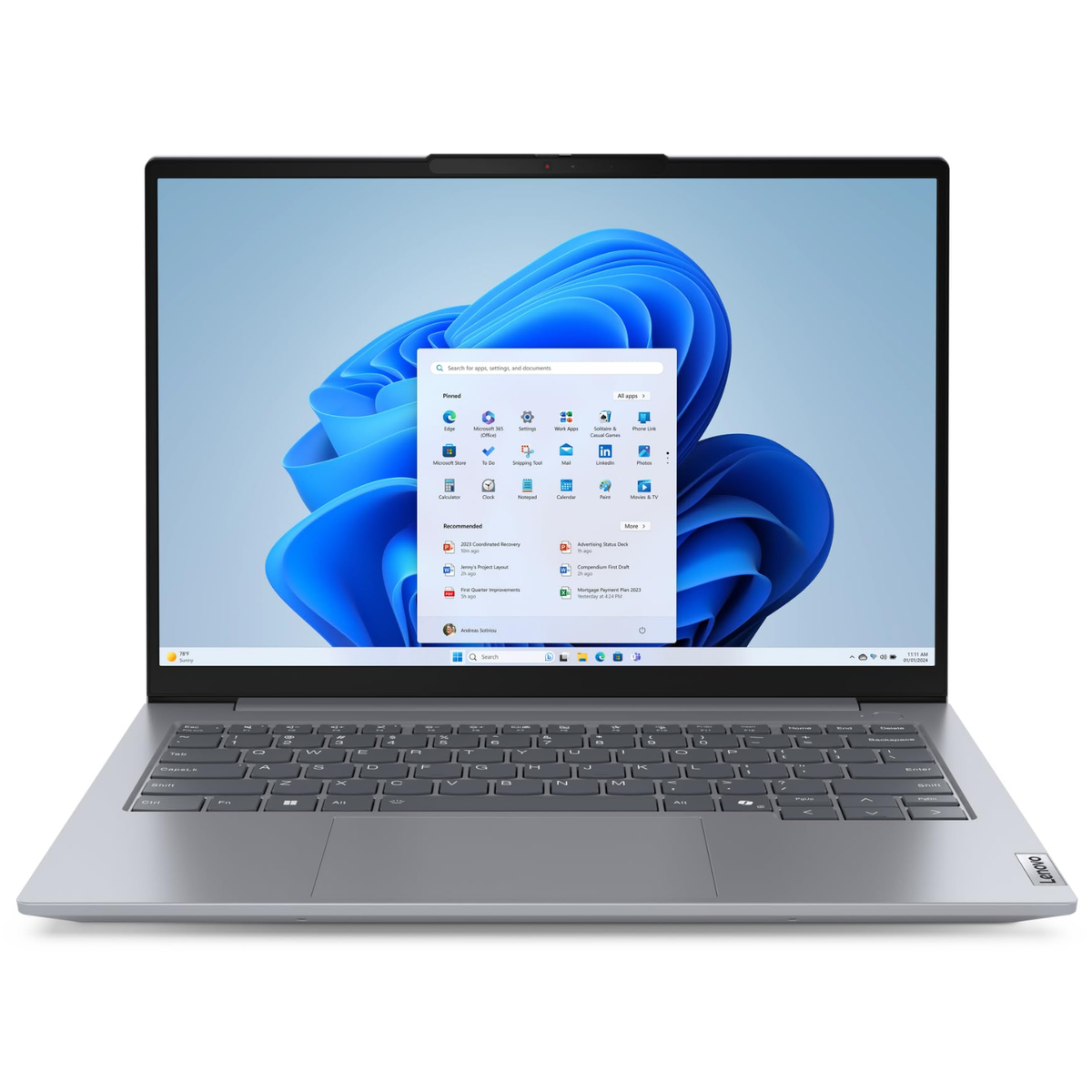 Refurbished Lenovo Thinkbook 14 G7 IML Core Ultra 7 155H 16GB RAM 512GB SSD 14 Inch Windows 11 Home Laptop