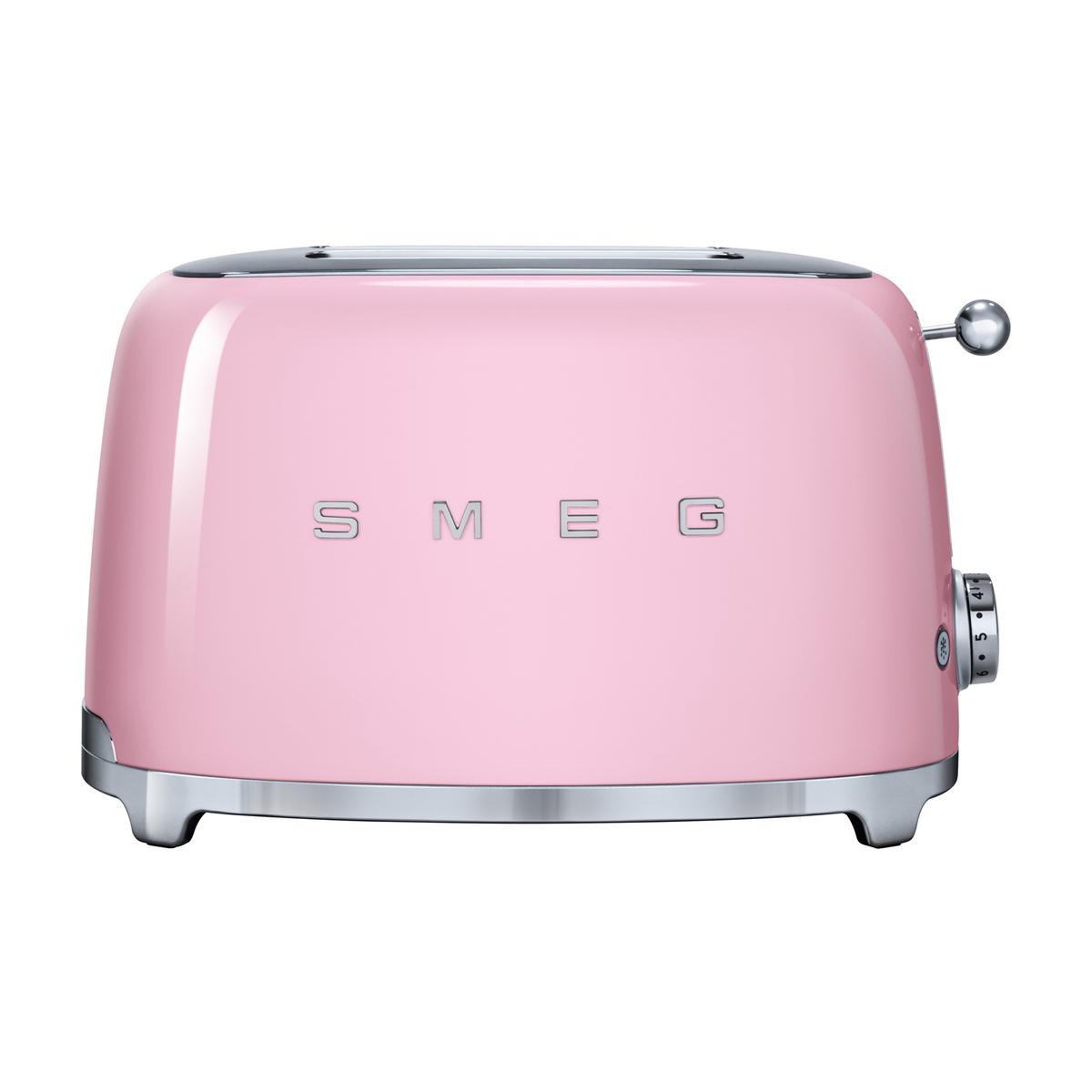 SMEG 50’s Retro Style 2-Slice Toaster - Powder Pink