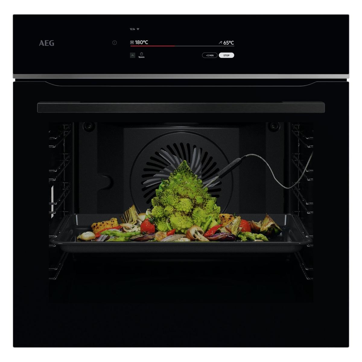 AEG 9000 Series TT9PB831AB ProAssist Electric Single Oven - Black