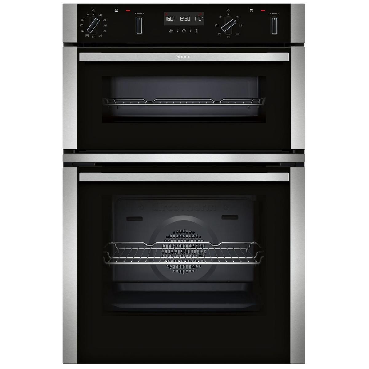 Refurbished Neff N50 Built-In Double Oven - Stainless Steel
