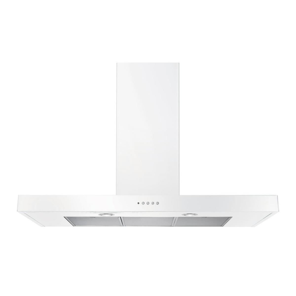Rangemaster 90cm Slimline Chimney Cooker Hood - White
