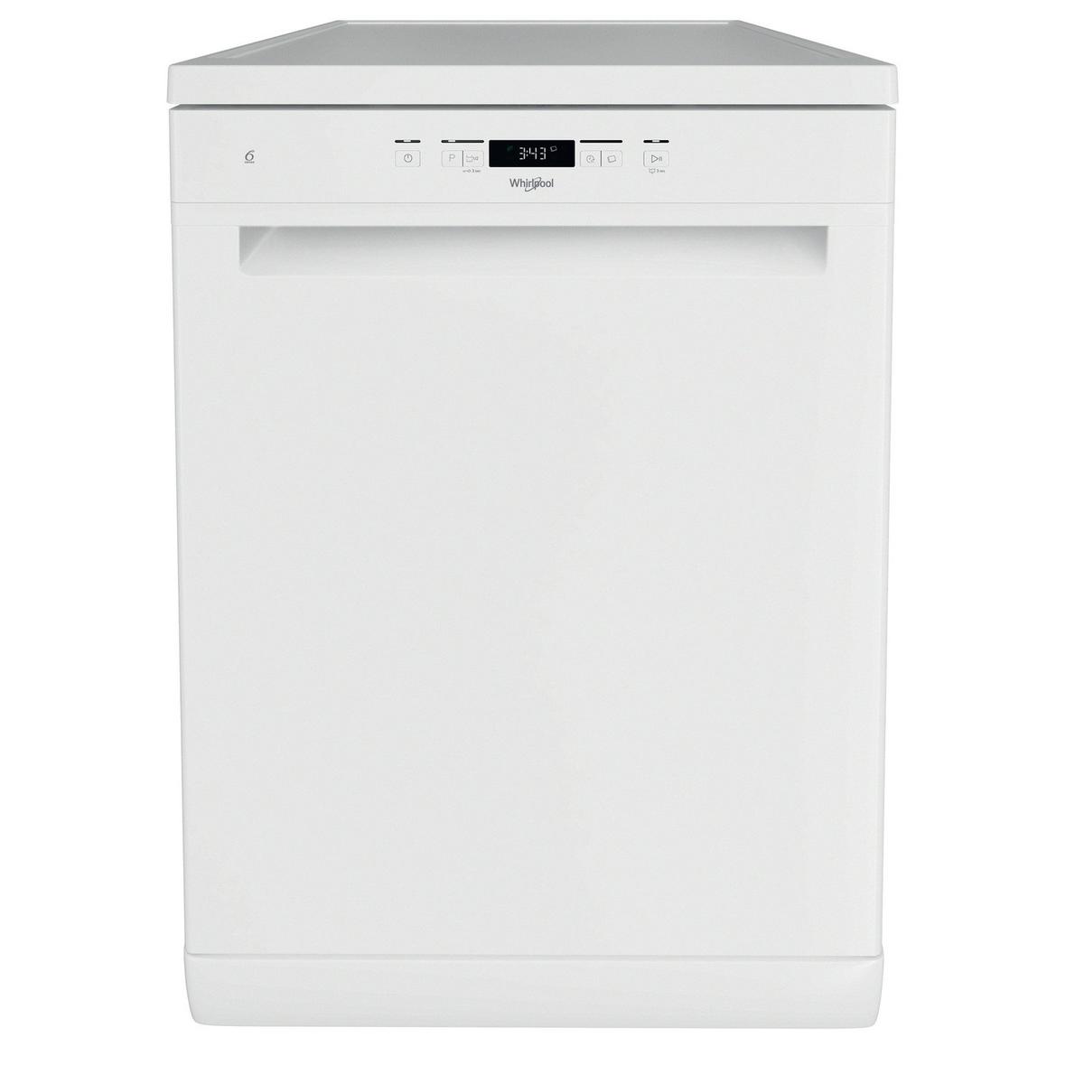 Refurbished Whirlpool 6th Sense Freestanding Dishwasher - White