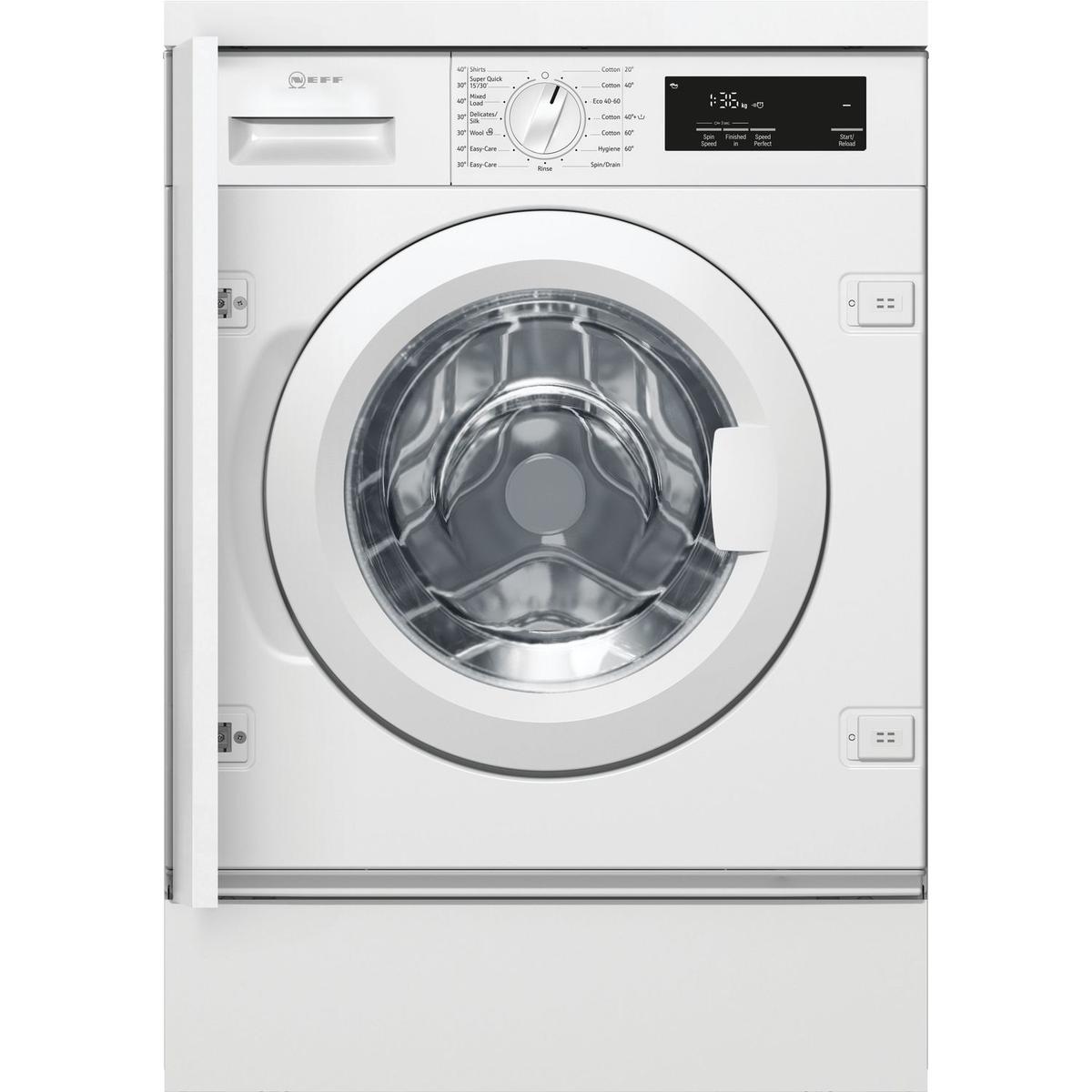 Neff 8kg 1400rpm Integrated Washing Machine - White