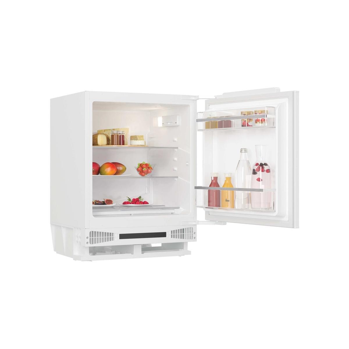 Hoover 135 Litre 82cm Integrated Undercounter Larder Fridge with Sliding Door Hinge