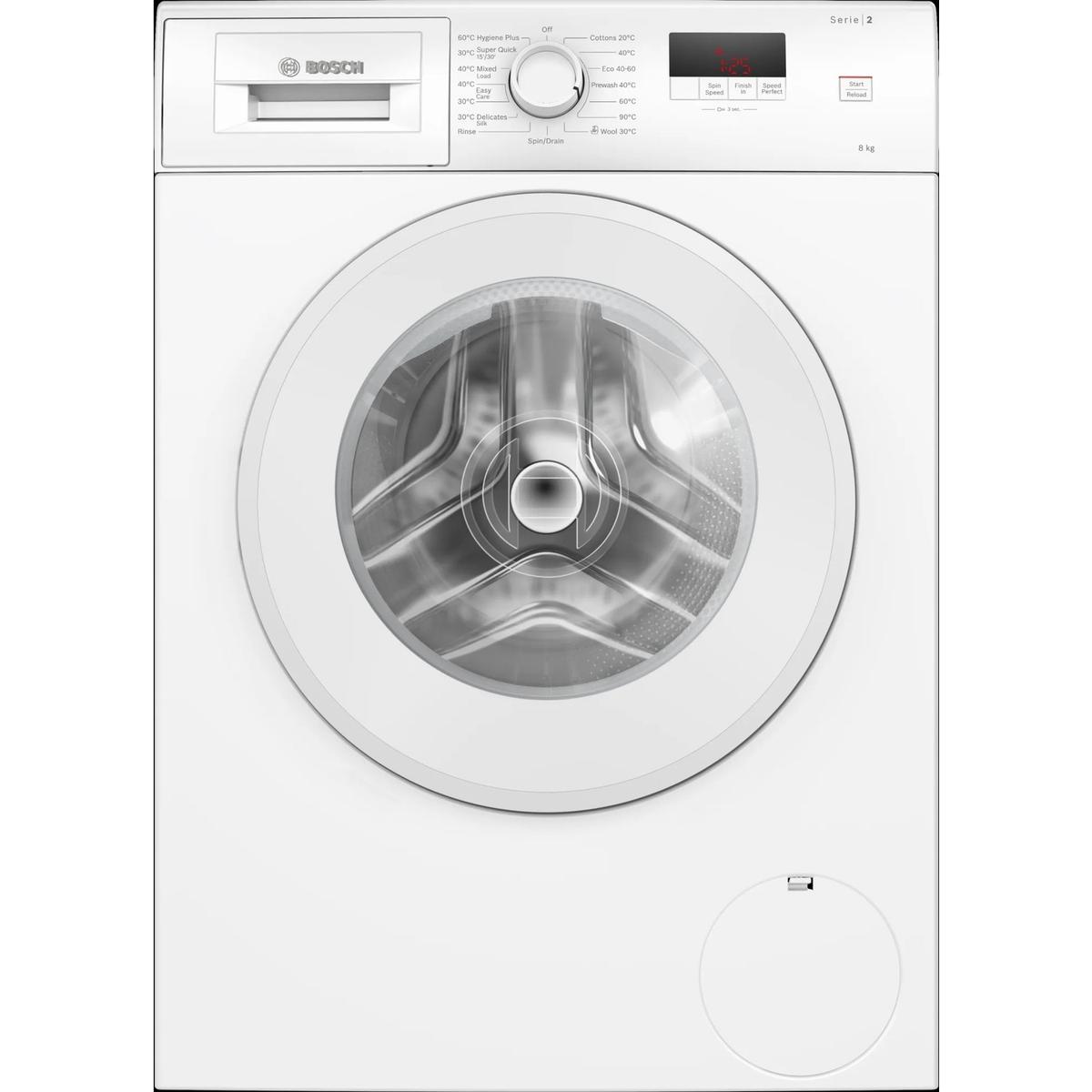 Refurbished Bosch Series 2 WGE03408GB 8KG 1400 Spin Washing Machine White