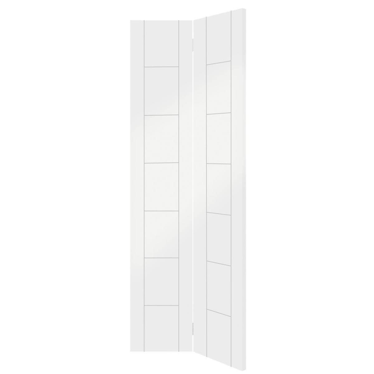 Internal White Primed Bi-Fold Door - 1981 x 762 x 35mm - Palermo - XL Joinery