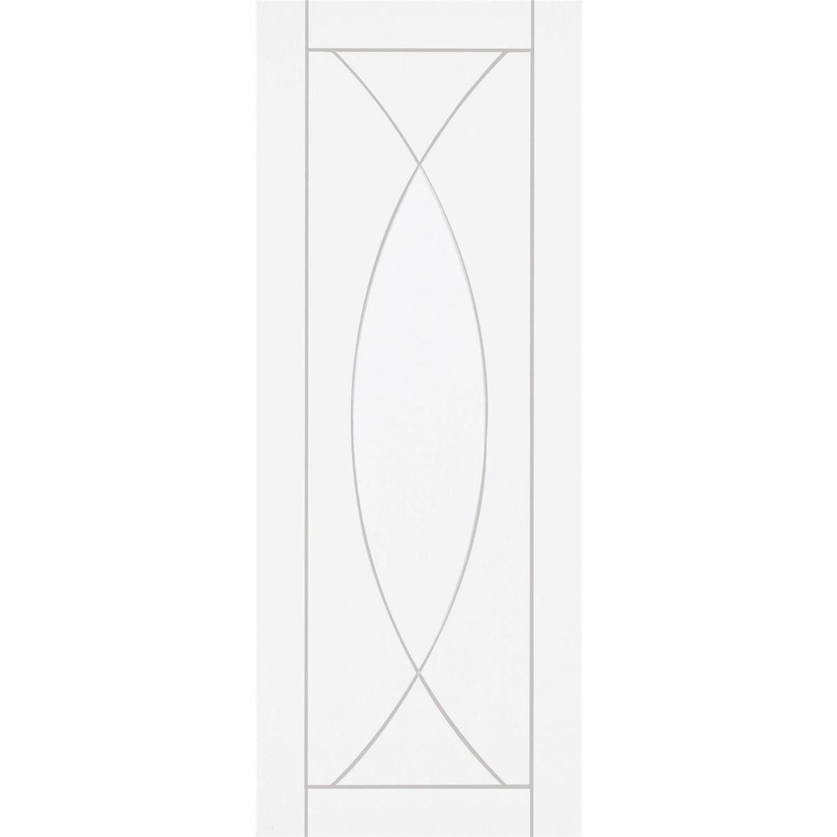 Internal White Primed FD30 Fire Door - 1981 x 762 x 44mm - Pesaro - XL Joinery
