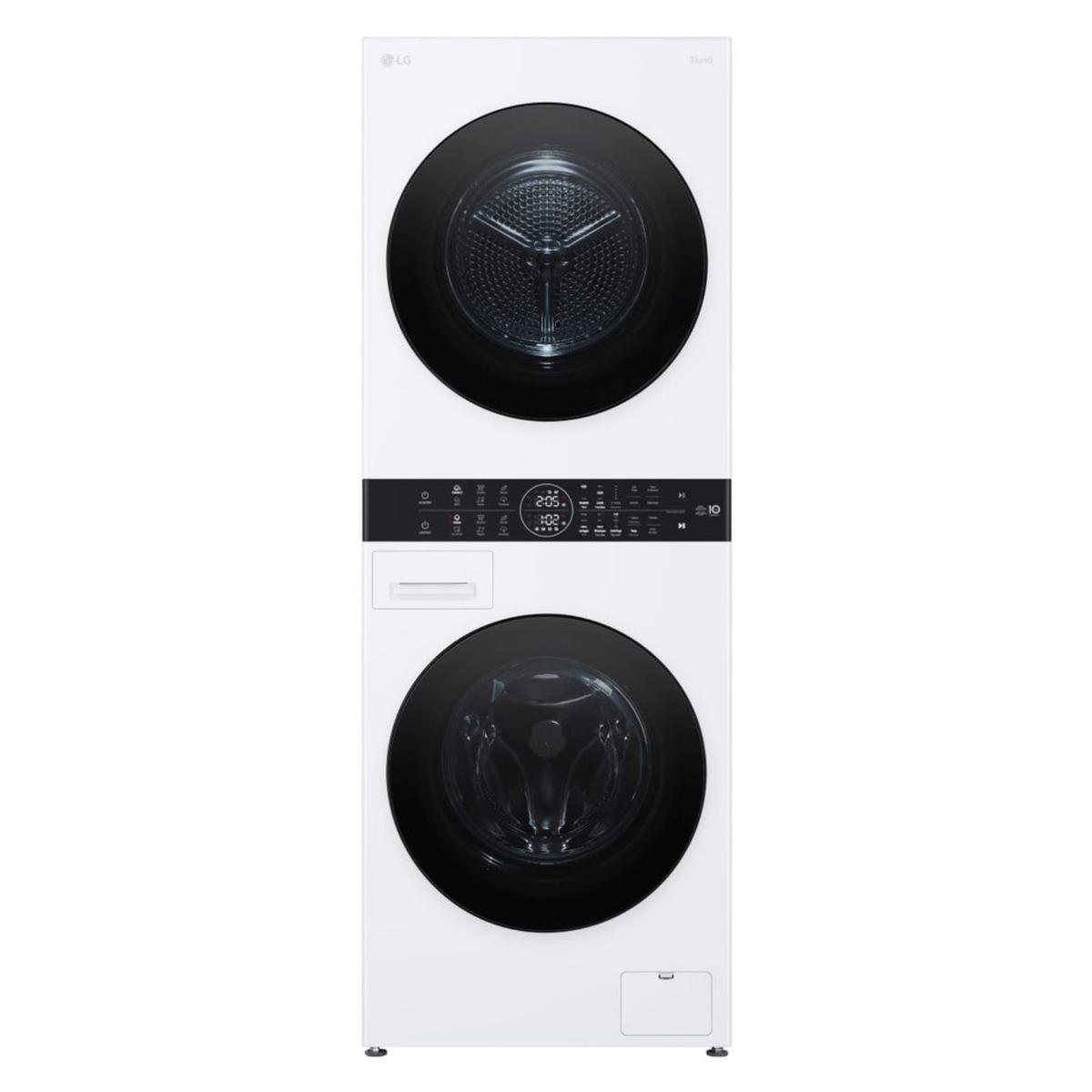 LG WashTower 12kg Wash 10kg Dry 1400rpm Stacked Washer Dryer - White