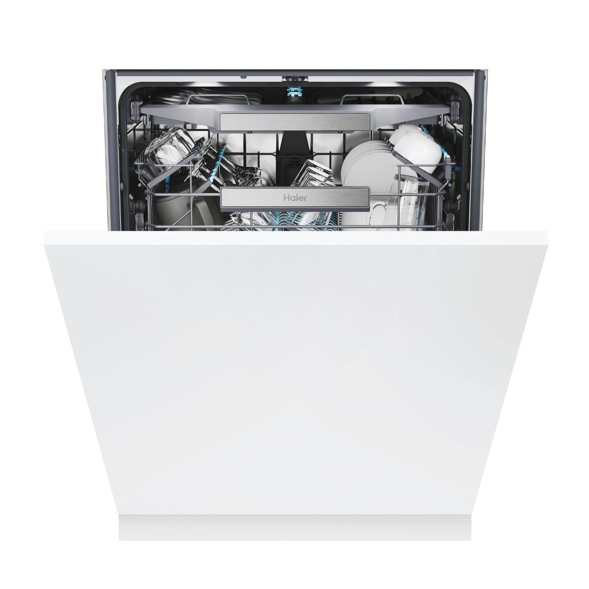 Haier I-PRO Shine Series 2 Integrated Dishwasher - Smart Wi-Fi A-Rated Black control panel