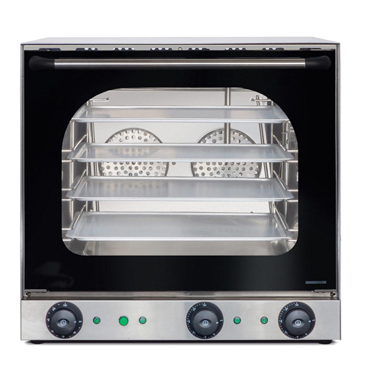 Culinox Twin Fan Convection Oven with Steam & Grill - 62 Ltr, Stainless Steel Chamber