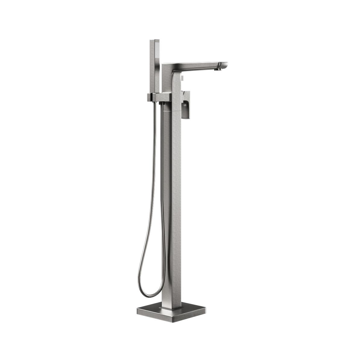Gunmetal Freestanding Bath Shower Mixer - Zana