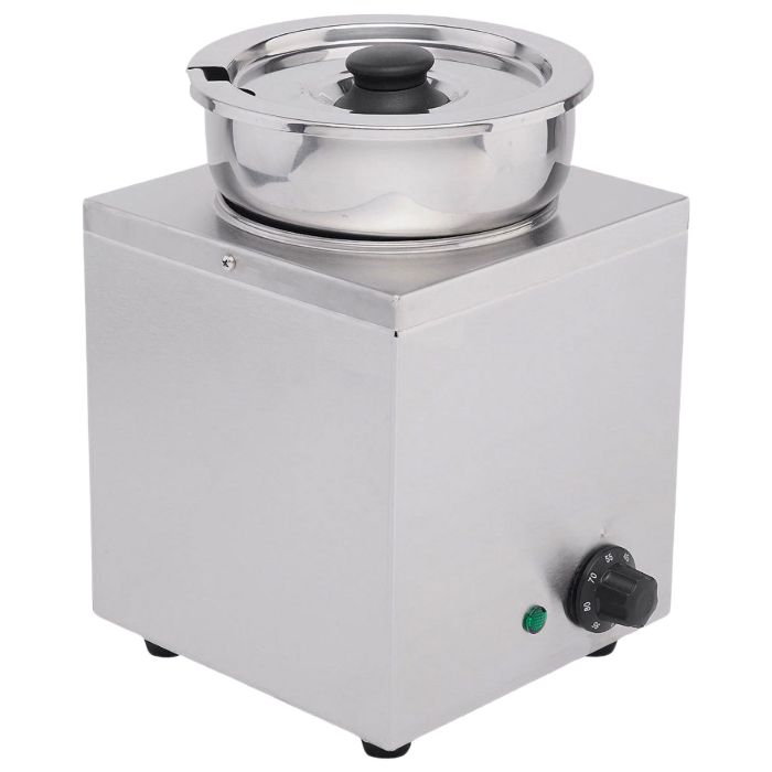 Hamoki BMP-4 Round Pot Wet Heat Bain Marie - 3.5 Ltr, Plug In