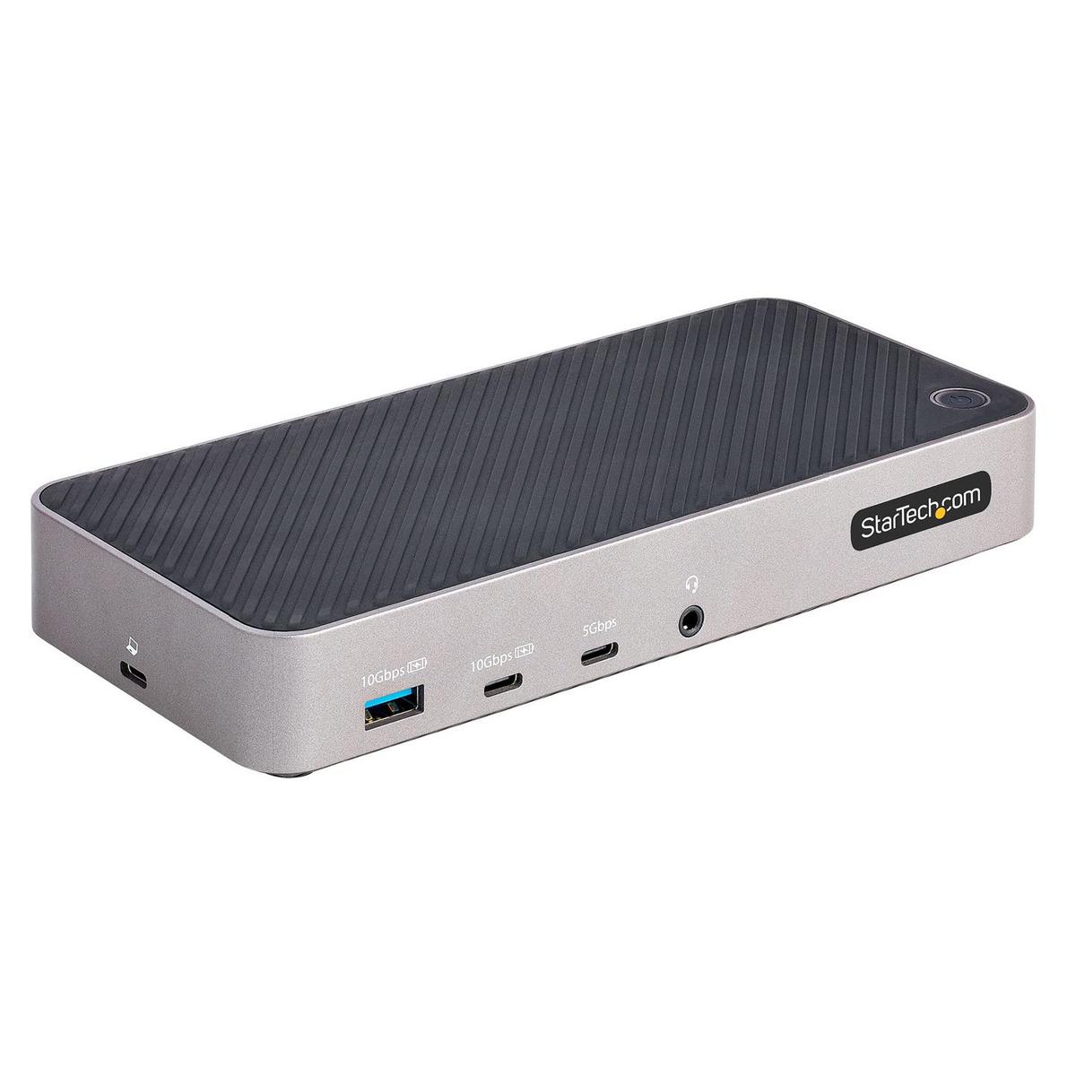 StarTech.com USB-C Triple Monitor Docking Station - Triple 4K HDMI/DP USB-C Dock - 5x USB Hub - GbE - 100W PD - Universal / Multi Monitor - Triple Monitor 4K Universal Laptop Docking Station