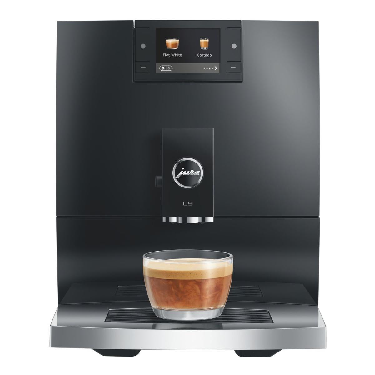 Jura C9 Bean-to-Cup Coffee Machine - Piano Black