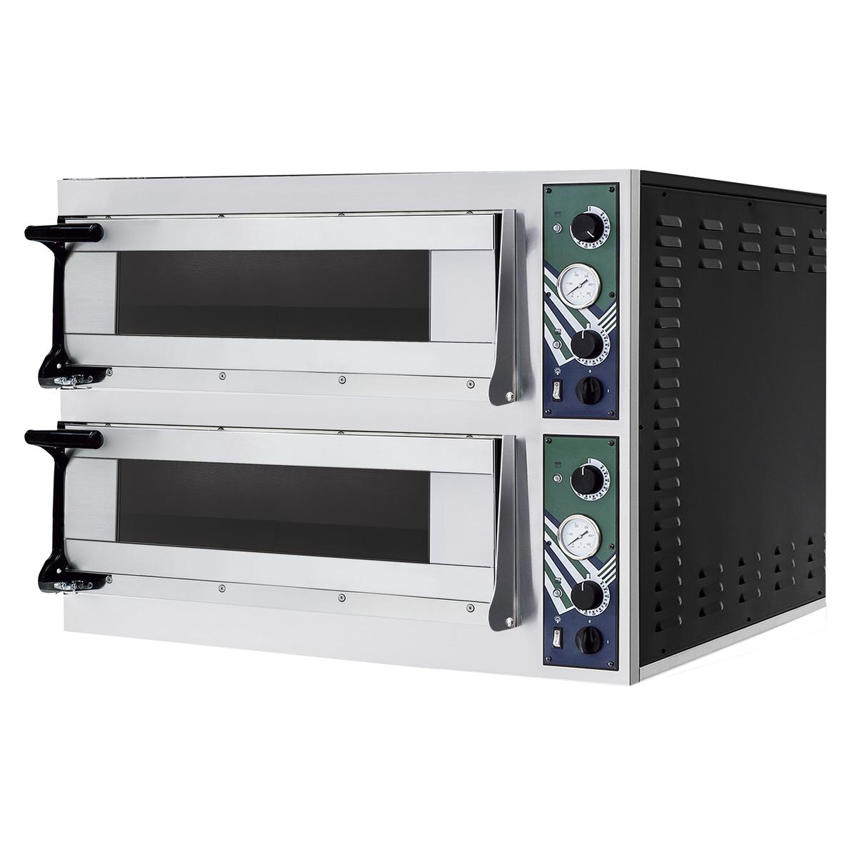 Hostek Italian Double Deck Pizza Oven - 8 x 13" Pizzas, 1 Phase