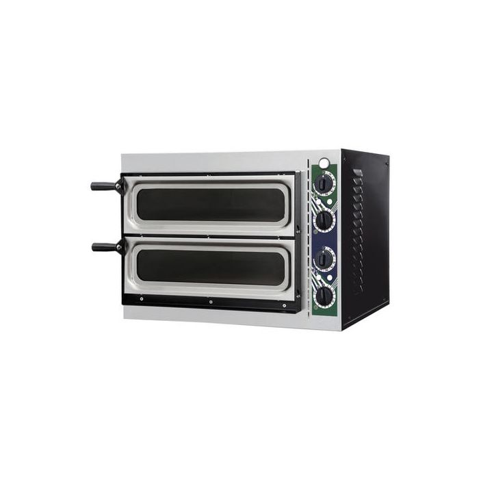 Hostek Nevo 2/40 Italian Double Deck Pizza Oven - 2 x 14" Pizzas, 1 Phase
