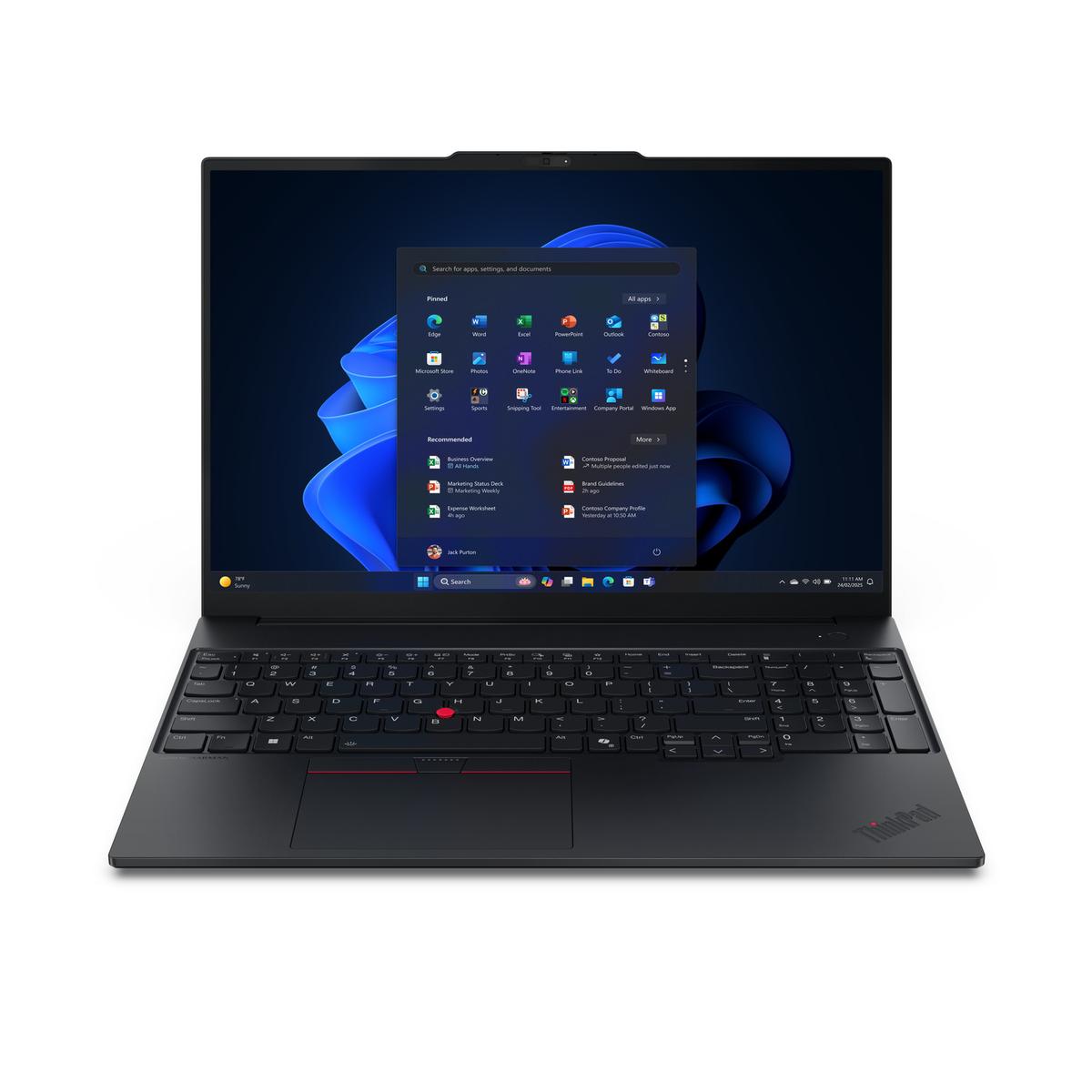 Lenovo ThinkPad E16 Gen 3 AMD Ryzen 7 16GB RAM 512GB SSD 16 Inch Windows 11 Pro Laptop