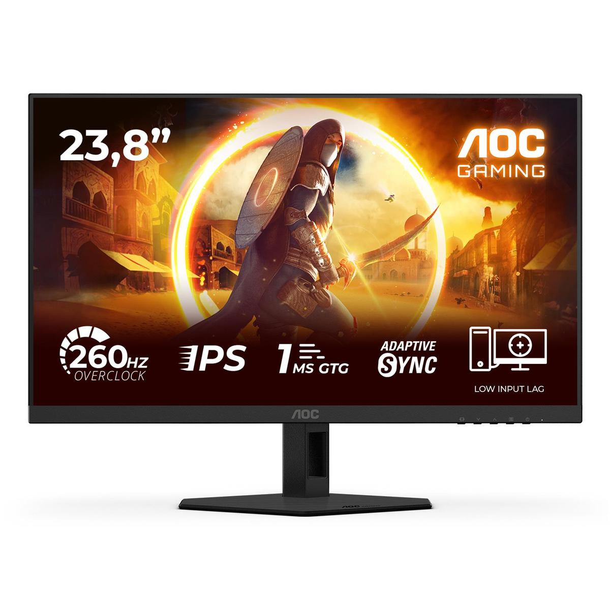 Refurbished AOC 24G4ZRE 24" Fast IPS Full HD 260Hz 0.3ms Gaming Monitor