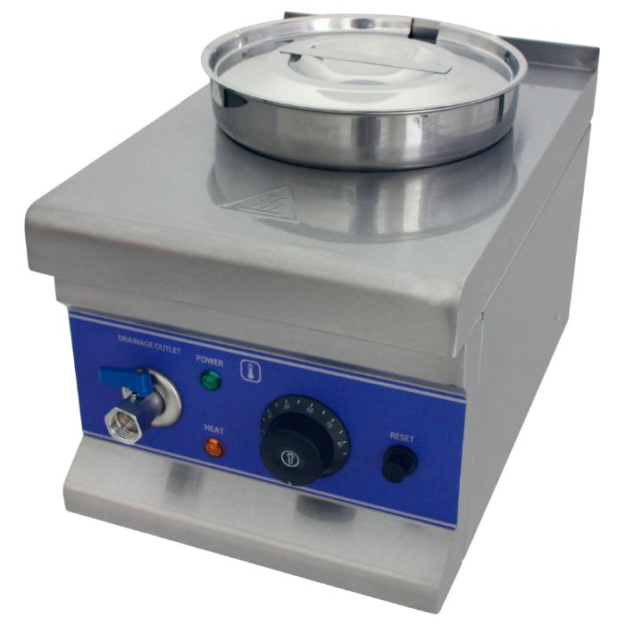 Hamoki Wet Heat Bain Marie with Round Pot - 4 Ltr