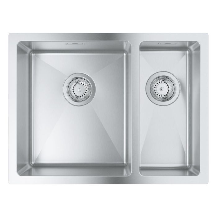 Grohe K700U 1.5 bowls Undermount  Chrome Stainless Steel Kitchen Sink