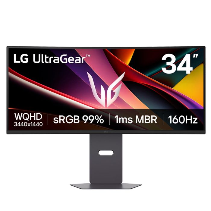 LG UltraGear 34" VA WQHD 160Hz 1ms Curved Gaming Monitor