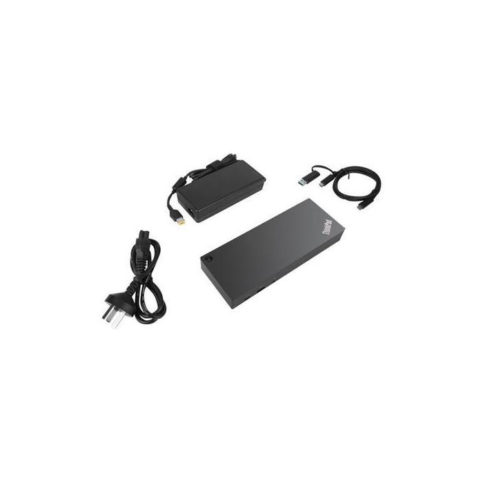 Box Opened Lenovo ThinkPad Hybrid USB-C with USB-A Dock